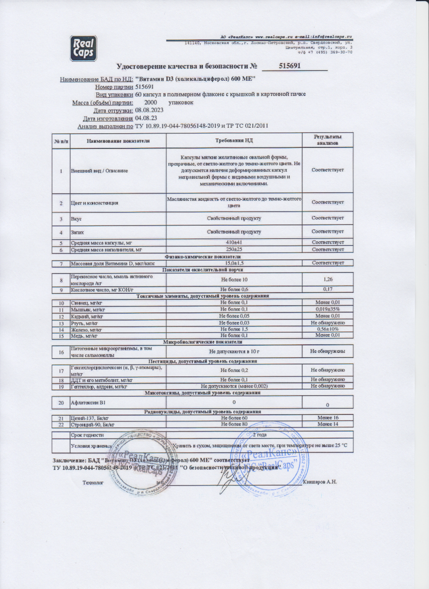 Паспорт №082023